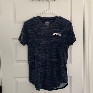 Hollister Boys XS Gray/Gray Blue Short Sleeve Tee
